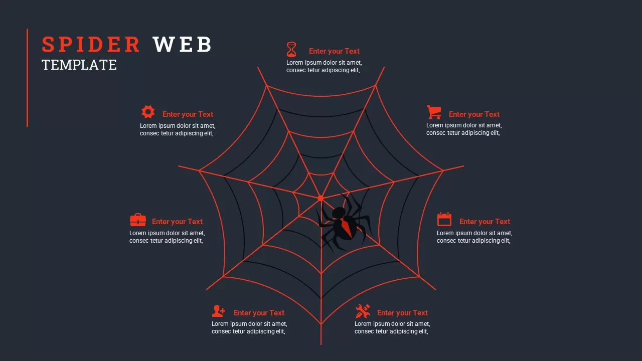 Spider Web infographics