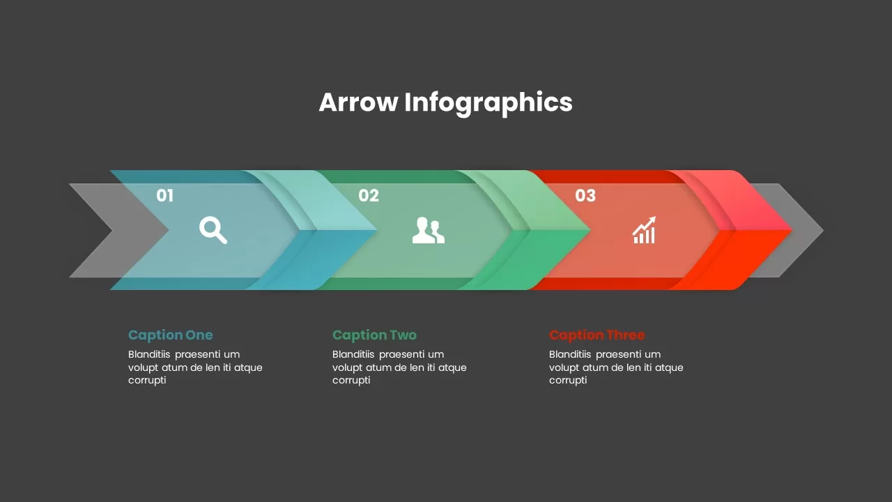 progressive arrow powerpoint