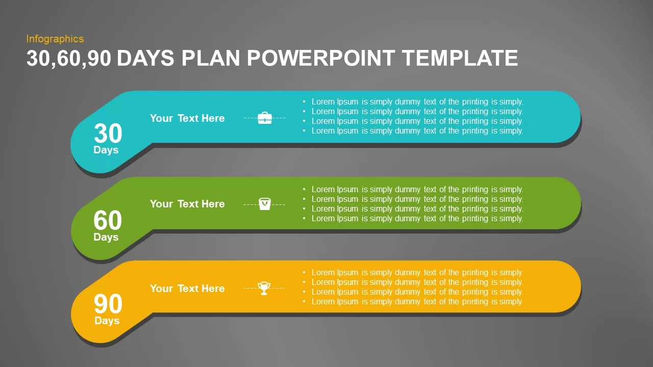 30 60 90 Days Plan Dark