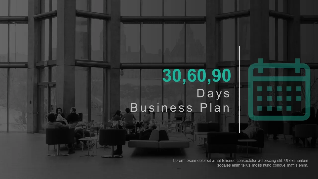 30 60 90 days plan template powerpoint