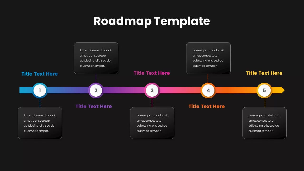 Linear Roadmap Template Dark