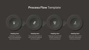 Process Flow Template Dark