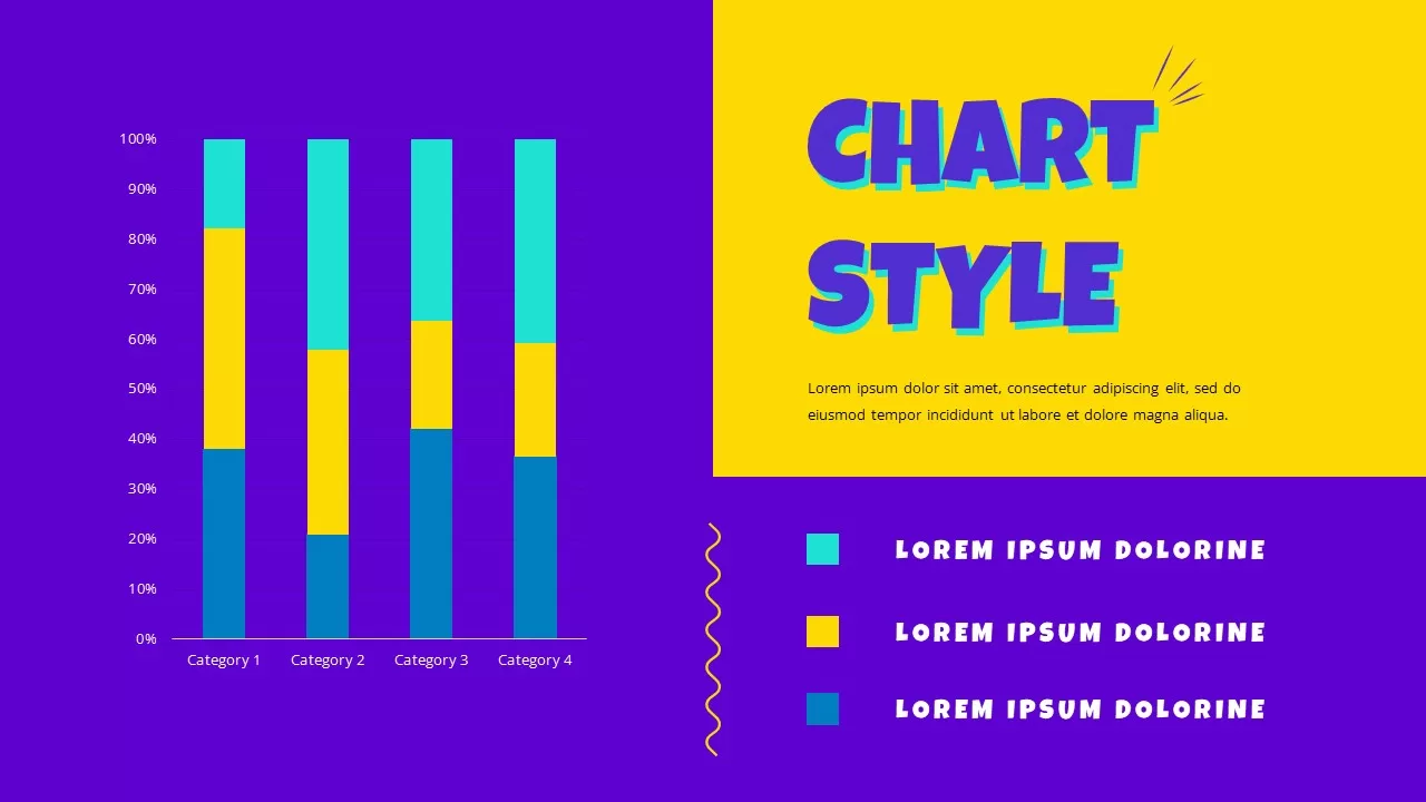 pop art template chart