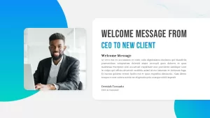 sample message from ceo