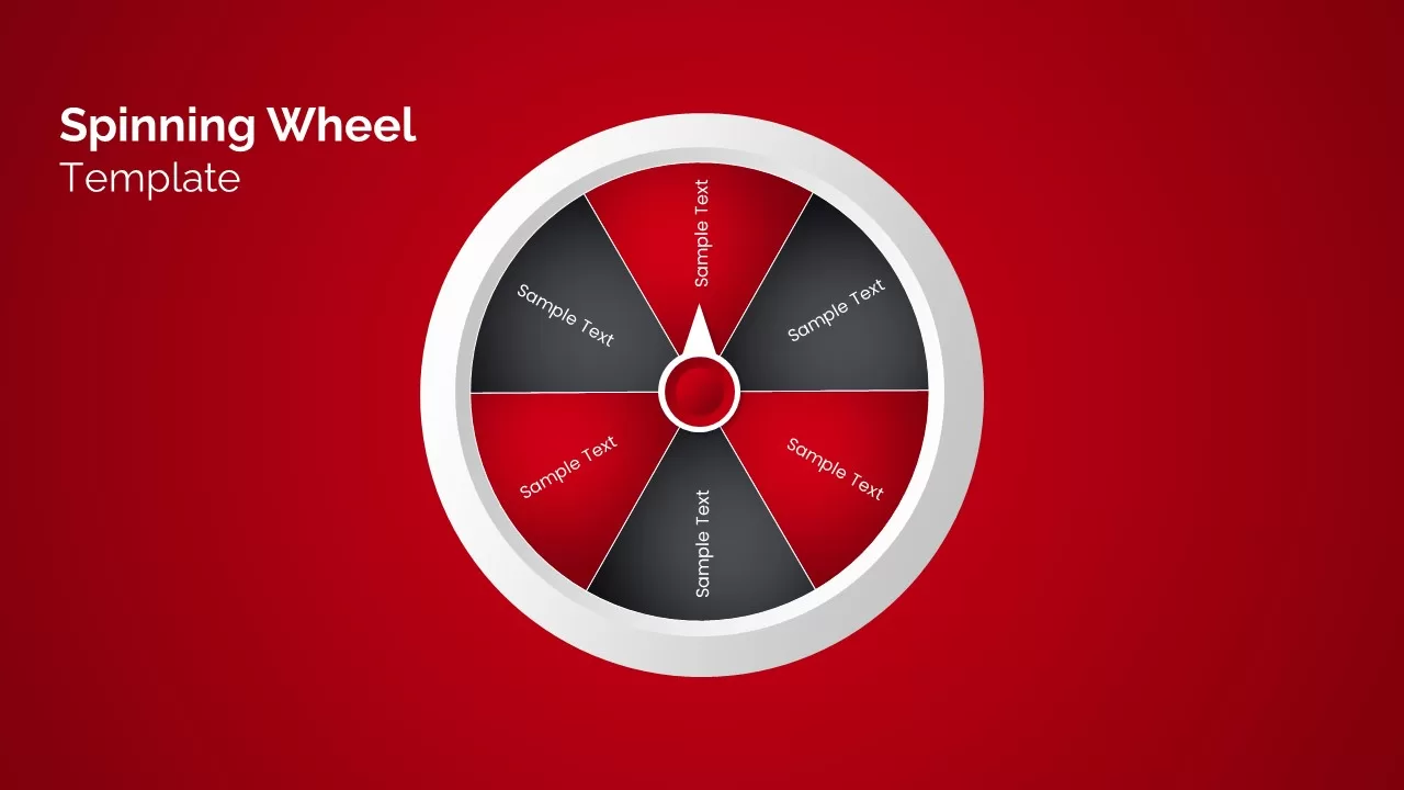 spinning wheel powerpoint template download