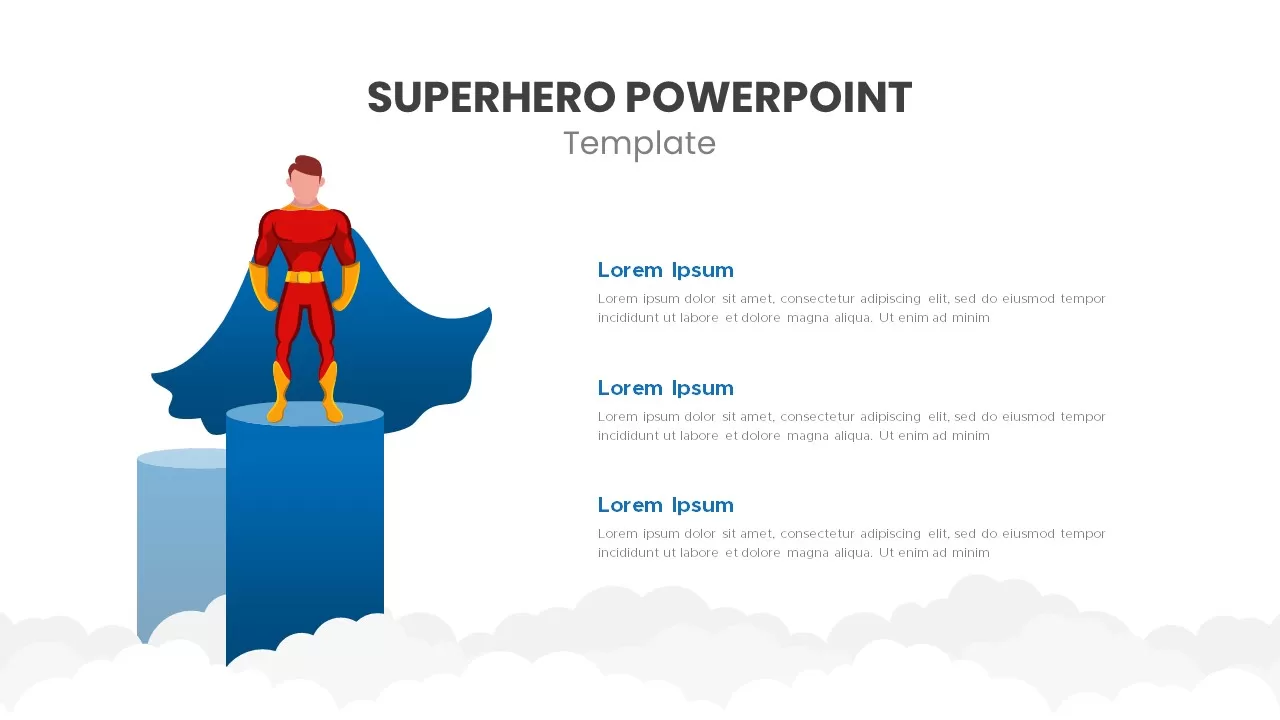 superhero powerpoint template