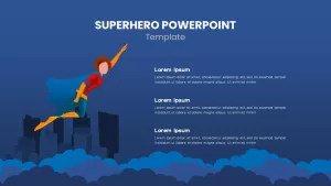 superhero ppt slide