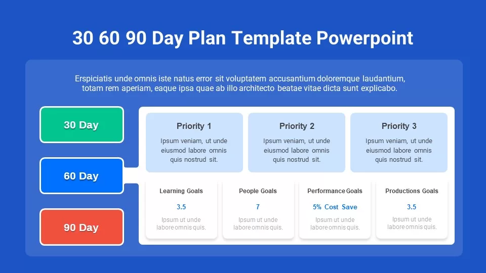 Free 30 60 90 Day Plan Template variation 2