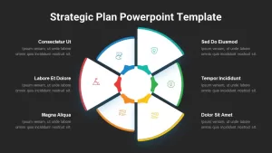 Free Strategic Plan Template for PowerPoint Dark