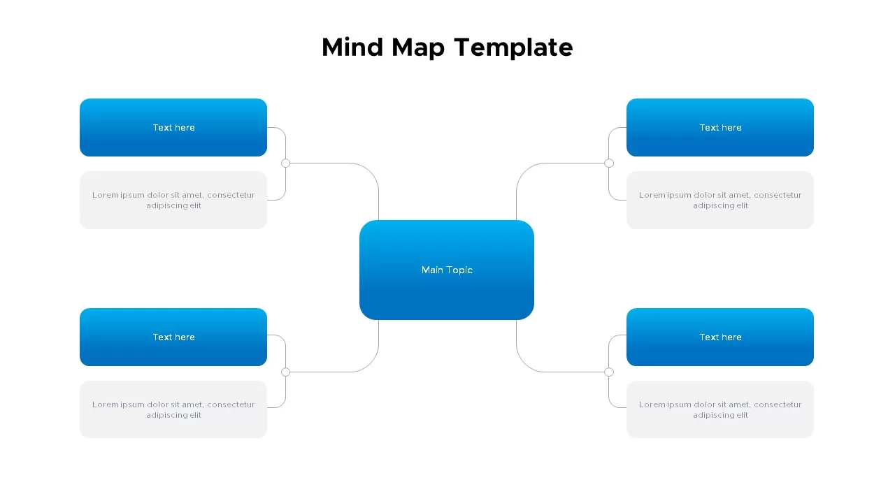 Mind Map Template for PowerPoint