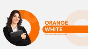 Orange White Powerpoint presentation Template