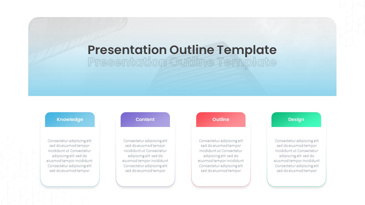 Presentation Outline slide