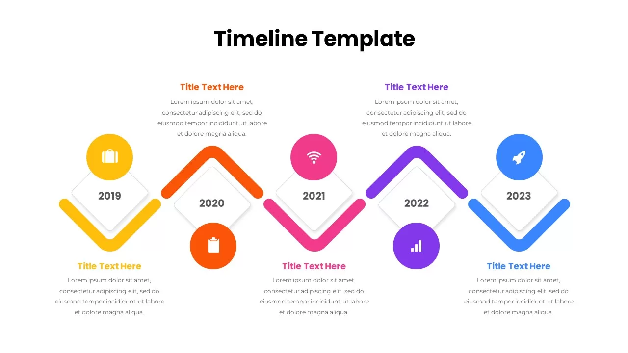 Timeline Template for Presentation