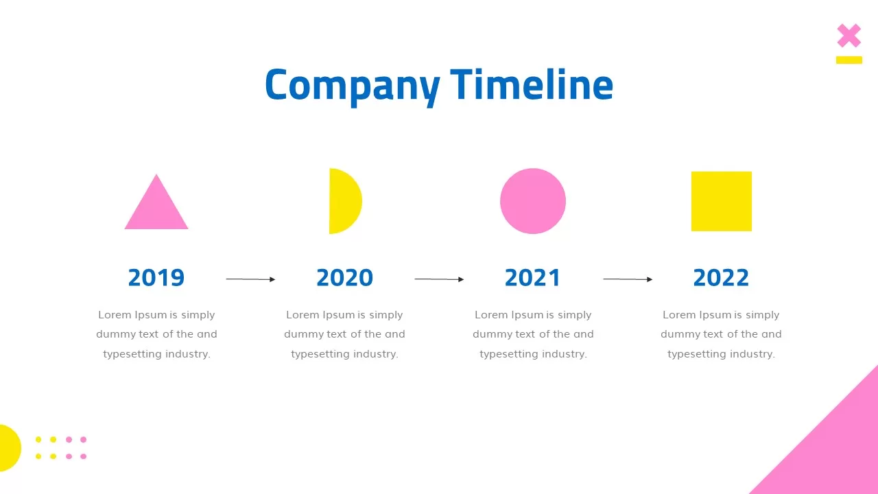 company-timeline-template