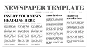 newspaper powerpoint template