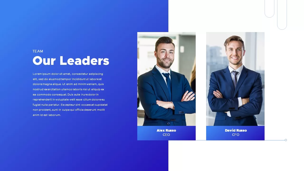 our-leaders-blue-powerpoint-template