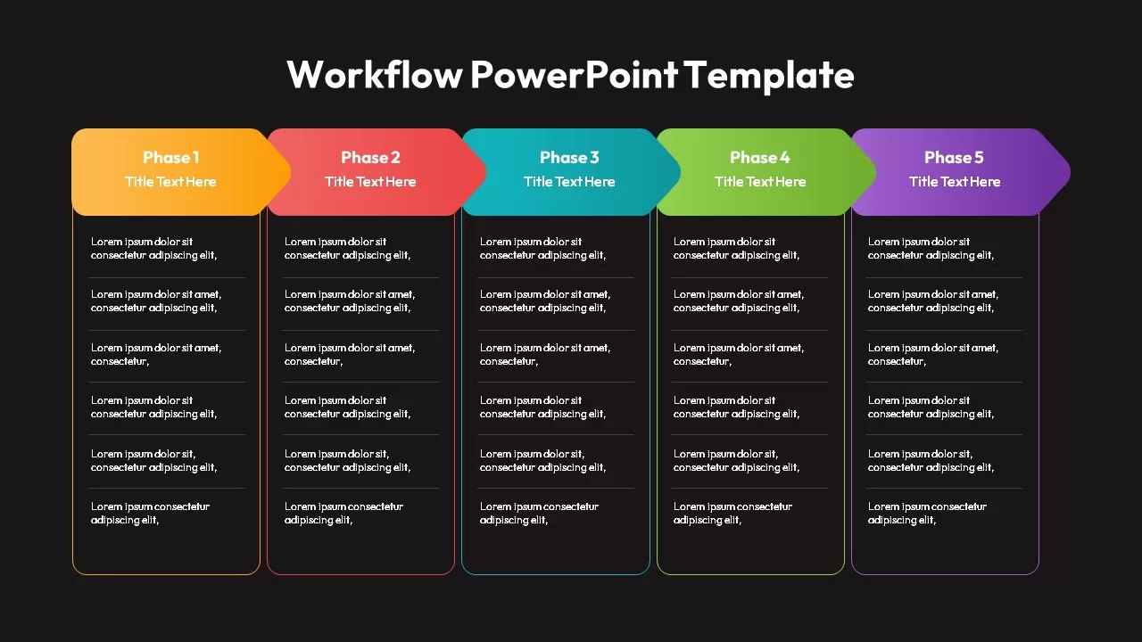 workflow templates powerpoint