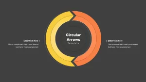 Circular Arrows Template Dark