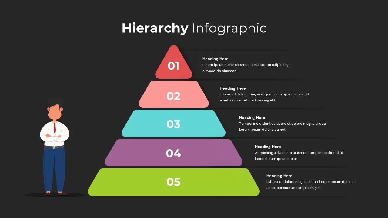 Hierarchy Infographic slide