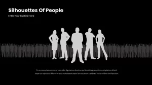 Silhouettes Of People template