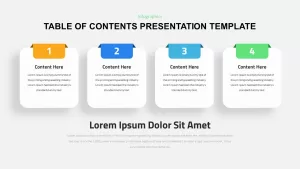 Table Of Content Infographics