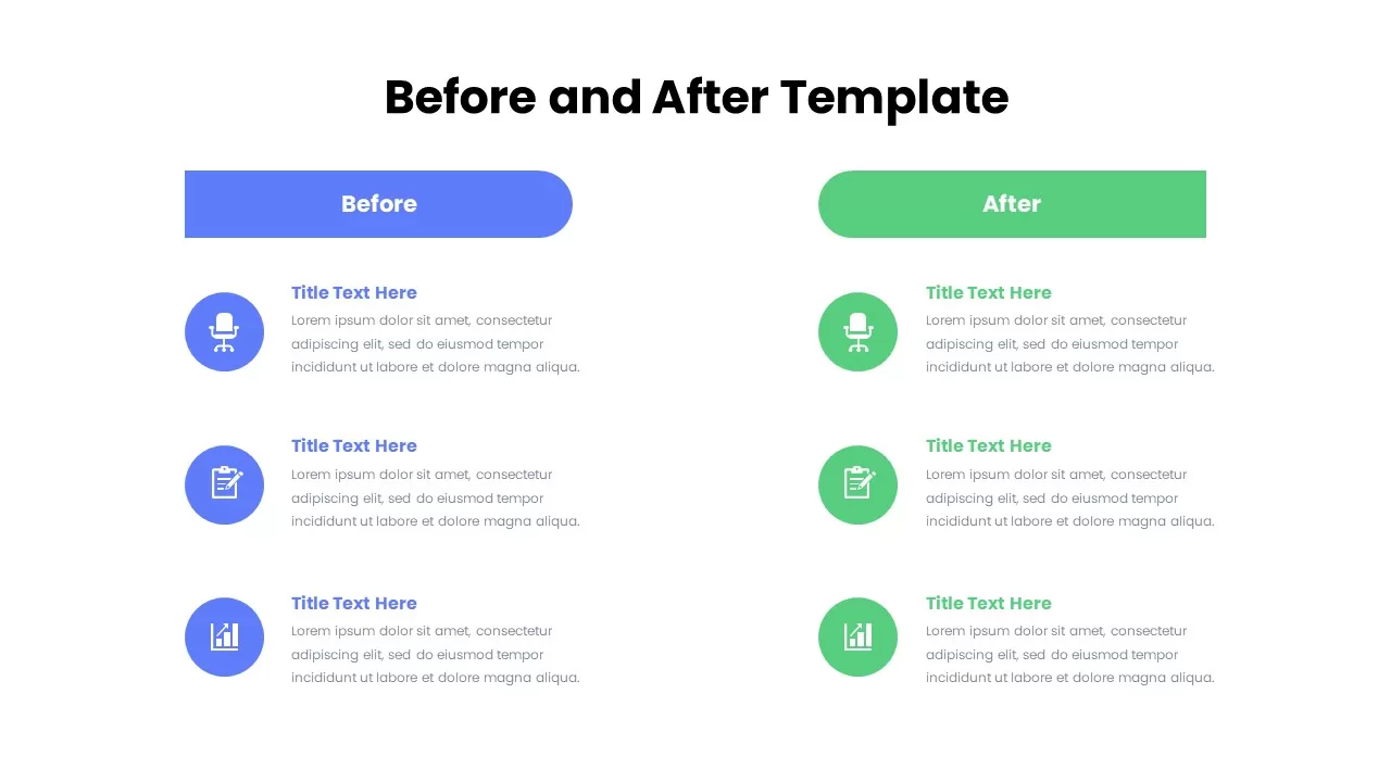 before and after slide