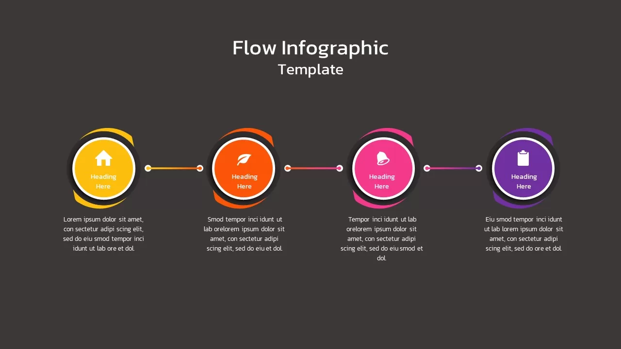 flow infographic ppt