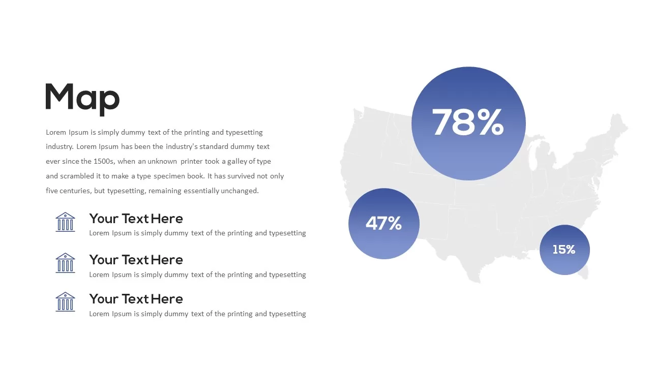 map infographic template