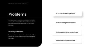 probelms and solutions template