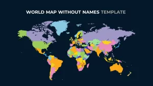 world map ppt template