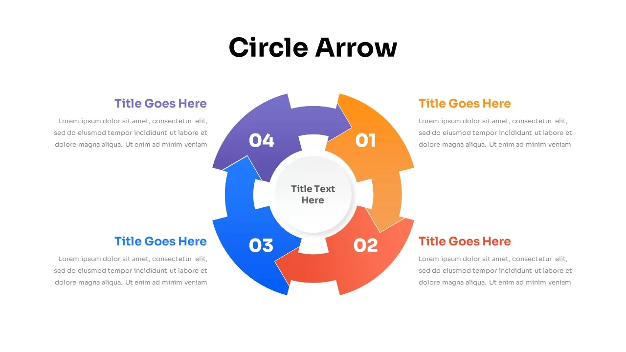 Circle Arrows Template