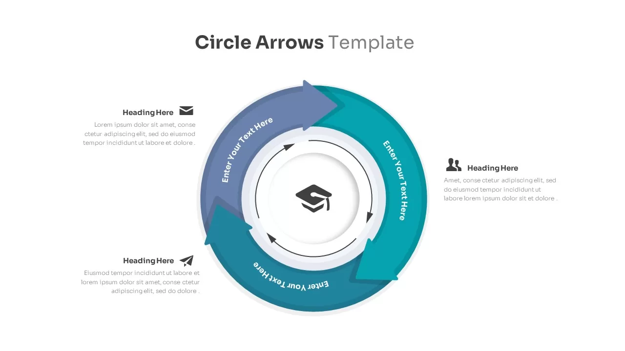 Circle Arrows Template