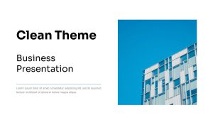 Clean Theme Business Presentation