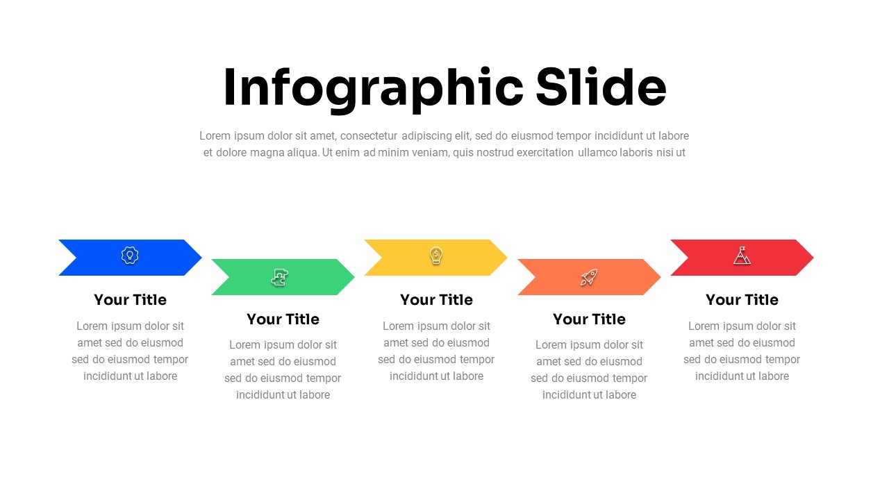 Clean Theme Business Presentation Template Infographic