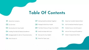 Table of Contents PowerPoint Template