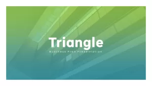 Triangle marketing plan template