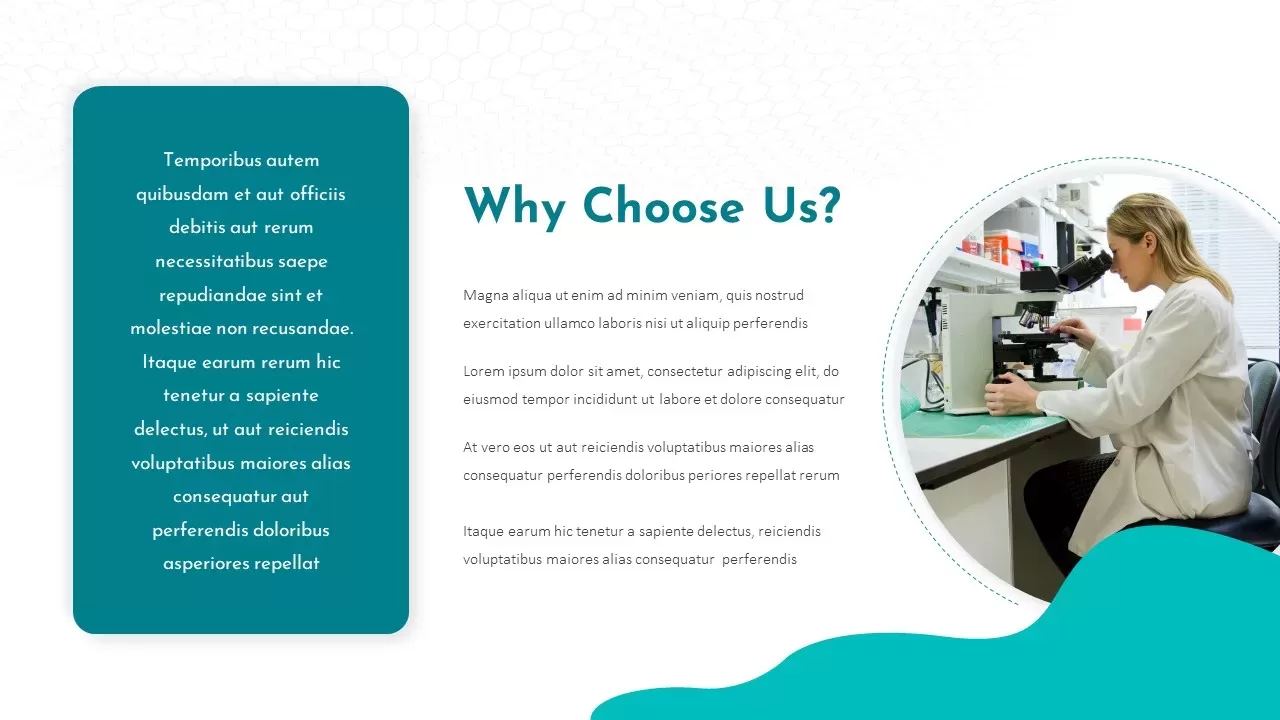 Why choose us Nurse PowerPoint Template