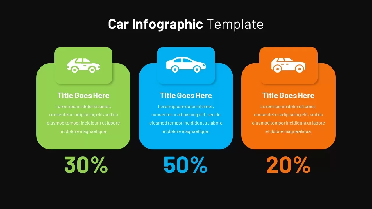 car infographics slide