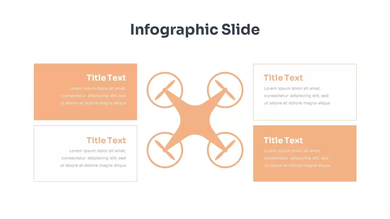 drone infographic presentation template