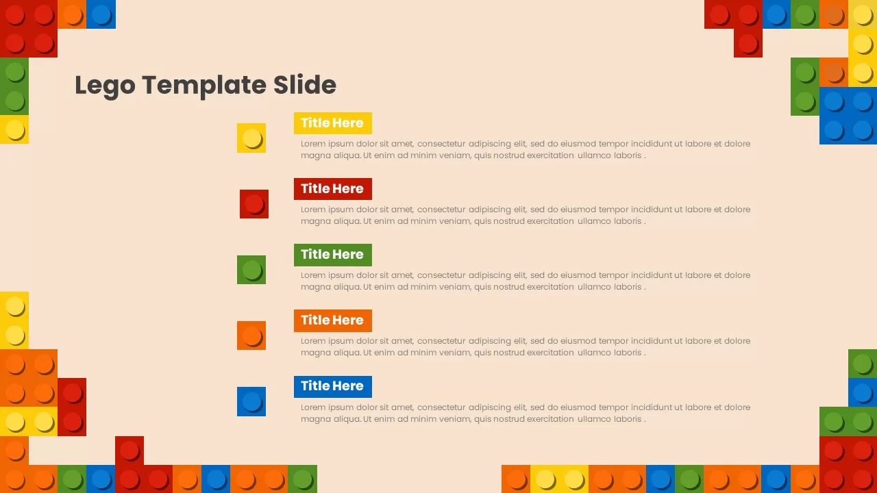 lego powerpoint template