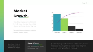 market growth ppt template