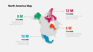 north america map template