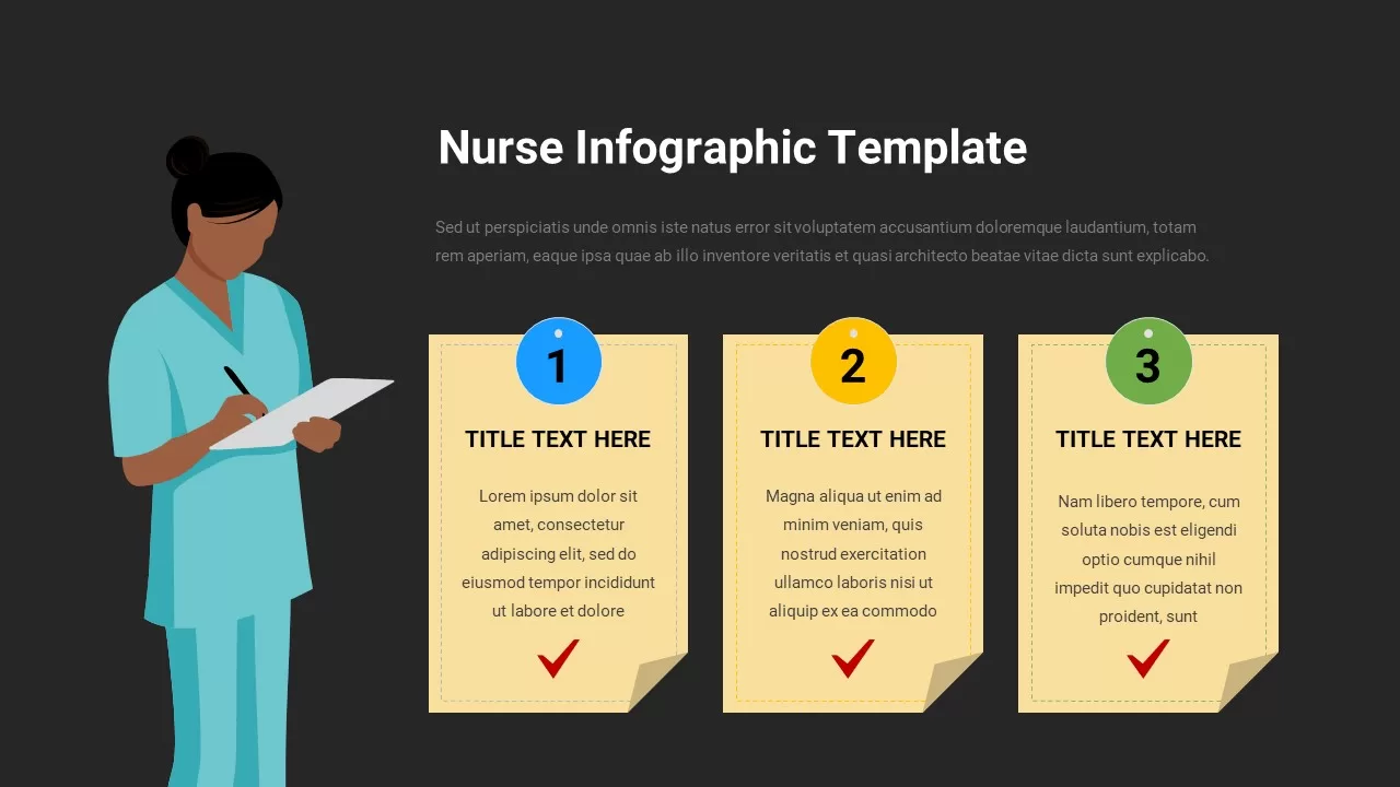 nurse infographic template