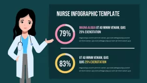 nurses infographic template