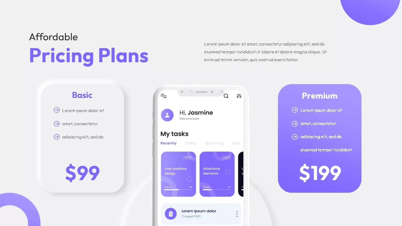 pricing scheme powerpoint template