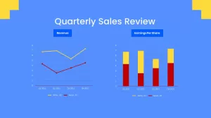 quarterly sales review ppt slide