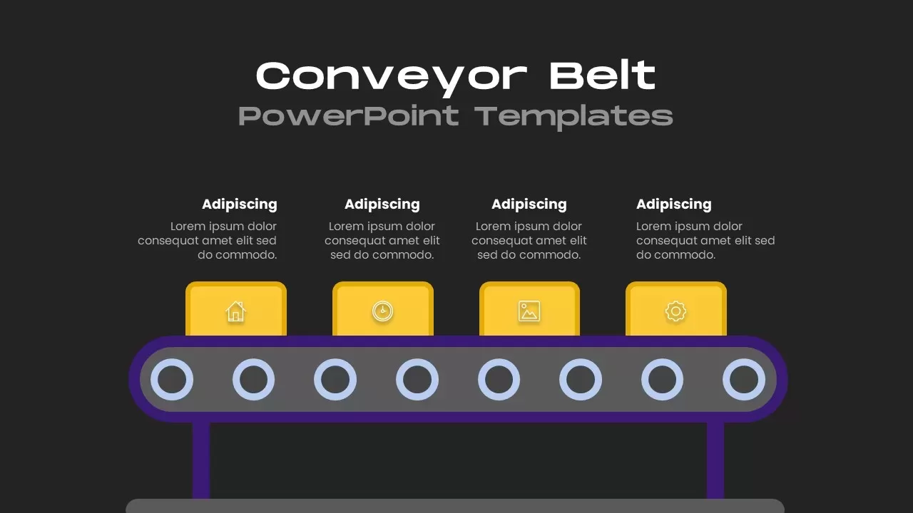 Conveyor Belt Template Dark