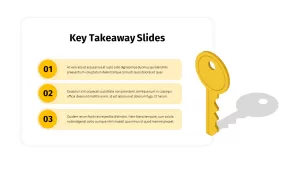 Key Takeaway Slide Template