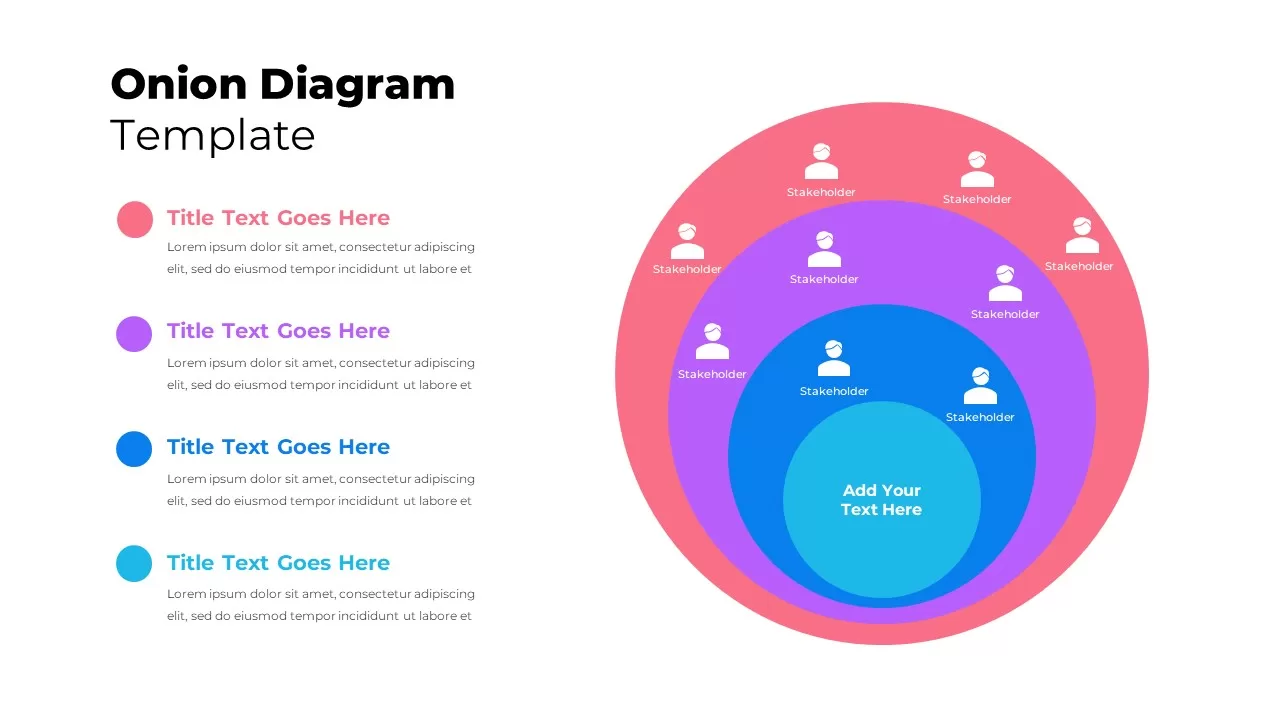 Onion Diagram PowerPoint Template