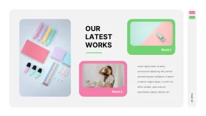 Pink And Green Presentation Template7